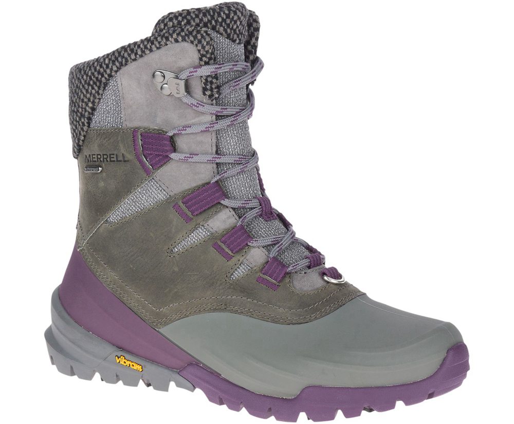 Merrell Støvler Dame - Thermo Aurora 2 Mid Shell Waterproof - Grå - LYF329675